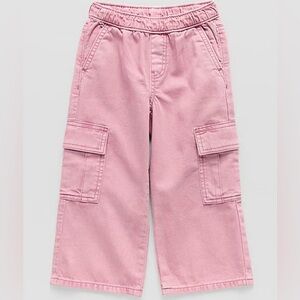 Comfy Kids Pink Cargo Trousers